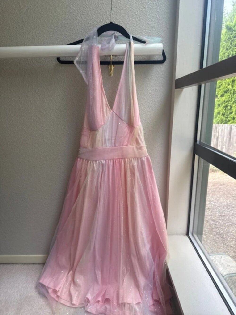 Pastel rainbow sparkle dress